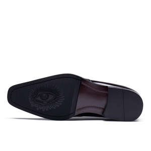 Zapatos de Cuero Transpirables con Punta Cuadrada y Estilo Casual para Hombre, Ideales para Bodas de Otoño, Éxito de Ventas 2026 - Product Image 2