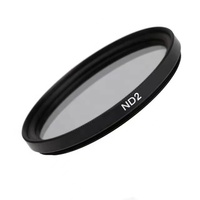 Atténuation de densité neutre de haute qualité ND2 ND4 ND8 ND16 ND32 ND64 ND filtre en verre pour objectif d'appareil photo