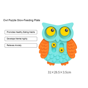 <strong>Owl</strong> Shape Dog Leaky Food Toy Bowl Sniff Puzzle Energy Depleting Cat Leaky Food Ball Intelligence Pet Toy Slow Food <strong>Plate</strong> - Product Image 3