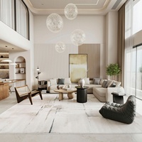 Modern Abstract Carpet High Density Polyester Area Rug Non-Slip Stain Resistant Floor Mat for Living Room Bedroom Home Decor Rug