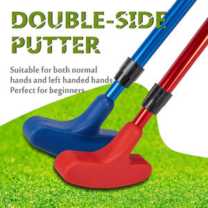 Offre Spéciale : Ensemble de Putters de Golf pour Enfants, Logo Personnalisé, Putter Rétractable Bidirectionnel en Acier, Gaucher avec Poignée en Caoutchouc pour Adultes/Enfants - Product Image 3