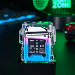 Meilleurs accessoires pour fumeurs : Briquet électronique rechargeable 1ml LED <span class=keywords><strong>VP</strong></span>, dispositif USB Type C, pour cigarettes jetables - Product Image 1