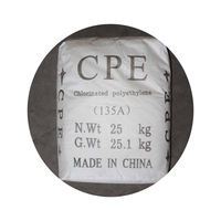 Vente à bas prix direct usine Chine : CPE 135A, Polyéthylène chloré 135B, Additif chimique pour PVC, Modificateur d'impact plastique pour PVC