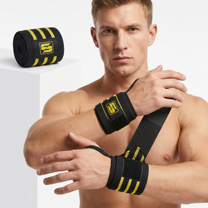Unisex Customizable Logo Color Fitness Wrist Wraps Breathable Non-Slip Elastic for Closure Power Lifting Weight Lifting - Product Image 1