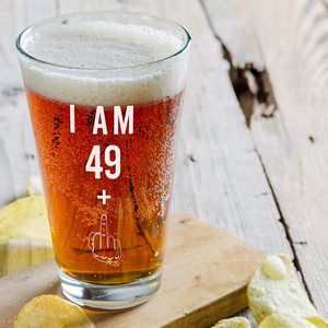 Jinbaijia Hot Bán Retro tùy chỉnh 16oz bia thủ công ThủY Tinh MiệNg rộng sáng tạo Mutil màu pint cho sinh nhật lần thứ 50 phong cách cổ điển - Product Image 2