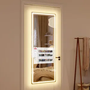 Зеркало для ванной комнаты умная система android водонепроницаемое умное ТВ зеркало парикмахерское Косметическое Зеркало волшебное зеркало