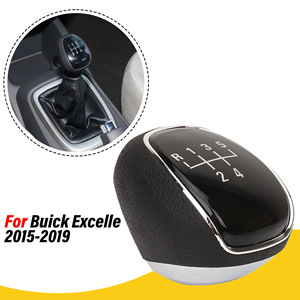 Buick Car Gear <b>Knob</b> Manual Transmission 5 Speed Black Leather Ergonomic <b>Shift</b> Lever Accessory - Product Image 4