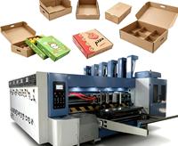 Máquina de Impresión, Ranurado y Corte de Velocidad Media para Cartón Corrugado con Alimentación Automática Lead Edge