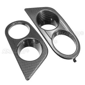 Cubierta de Fibra de Carbono para Faros Antiniebla BMW E46 M3 2001-2006, Negro Brillante, Marco de Rejilla para Faros Antiniebla, Cubierta de Conducto de Aire, Cubierta de Faro Antiniebla - Product Image 3