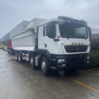 Sinotruk HOWO TX Max Usado 6x4/8x4 Diésel 351-450HP Euro 2 Camión Volquete de 10/12 Ruedas para Minería, Hormigón y Carga