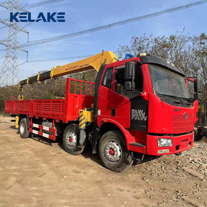 Nouveau camion grue JIEFANG 4x2 de 5 à 10 tonnes avec grue montée, bras de levage, commande à distance, assurance qualité, vente directe d'usine - Product Image 3