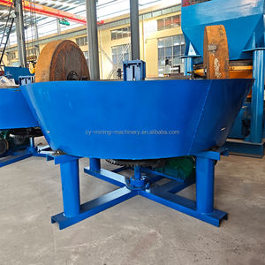 Máquina de Extracción de Oro de Mineral Metálico de Alta Recuperación, Molino de Pan Húmedo para Mineral de Oro, Máquina de Molienda de Doble Rueda - Product Image 2