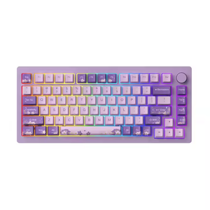 Teclado <span class=keywords><strong>Akko</strong></span> MonsGeek M1W SP de 82 Teclas, 75%, Tri-Modo, Aluminio, Gasket, Hot Swappable, RGB, PBT con Impresión Lateral para Juegos de PC - Product Image 1
