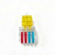 Connecteur de raccordement rapide LT-T24 en cuivre isolé de type T 32A 450V pour ligne de branche multi-canaux pour l'éclairage