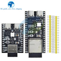 TZT papan pengembangan ESP32/ ESP32-S3/ESP32-C3, ESP32-C3-DevKitM-1 ESP32-C3-MINI-1 tipe-c ganda ESP32-S3-DevKitC-1 N16R8