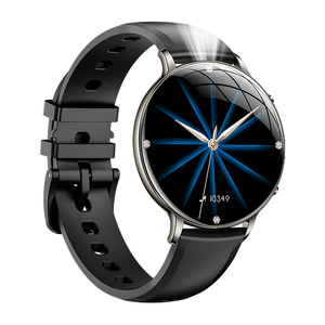 M201 Smart Watch Flashlight 1.32 Inch AMOLED Screen IP68 Waterproof Heart Rate Sleep Health Monitoring Sport Smartwatch for Lady - Product Image 5