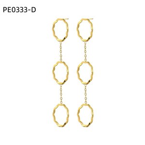 ต่างหูแฟชั่น PE0333 สำหรับผู้หญิง เครื่องประดับคุณภาพสูง - Product Image 2