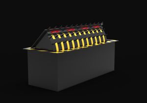 대형 유압 도로 차단기 자동 대테러 보안 교도소용 교통 장벽 철골 구조 보안 - Product Image 5
