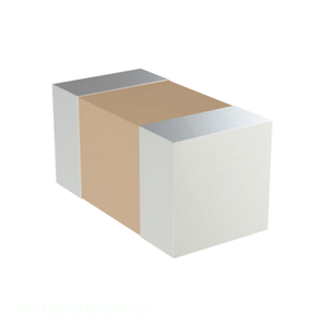 Distribuidor Autorizado MT18B103M500CT Condensador Cerámico MLCC de Montaje Superficial CAP CER 10000PF 50V X7R 0603 10000 pF - Product Image 1