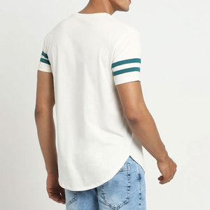 Nouveauté OEM : T-shirts pour hommes coupe classique, dernière mode, tissu léger et confortable, avec logo personnalisé à faible MOQ - Product Image 3
