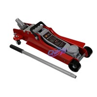 Cric hydraulique à roulettes de 3 tonnes pour voiture, profil bas, acier, grande taille, plateau, cric de sol avec double pompe pour voiture