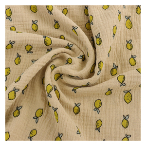<span class=keywords><strong>XNZ</strong></span> JURAVICHY JF2632 Tela de Muselina 100% Algodón Orgánico Personalizada, Suave, con Estampado Floral, Doble Gasa, para Manta de Bebé Recién Nacido - Product Image 6
