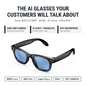 Lunettes Intelligentes IA : Traduction en Direct 100 Langues, Voyage d'Affaires, <span class=keywords><strong>Conférence</strong></span>, Mains Libres, Caméra 8MP, 64 Go, BT5.0 - Product Image 1