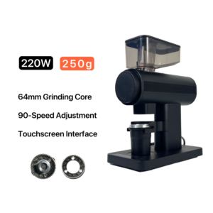 Molinillo de Café Comercial ZILONG de 250g, de Acero Inoxidable, con Muelas Cónicas de 64mm y Ajuste Regulable para Hoteles - Product Image 3