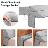 Queen Size Bett Keil Kissen Bett Gap Filler Matratze Keil Kopfteil Kissen