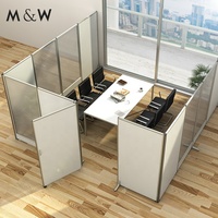 Panneau de séparation de bureau pliable, cloison de confidentialité pour bureau, cloison autoportante en PVC