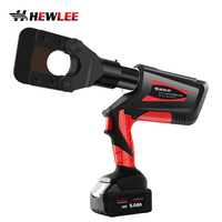 HEWLEE HL-45B Pro Coupe-câble électrique automatique rétractable 3A alimenté par batterie pour câble Cu Al de 45 mm/ACSR