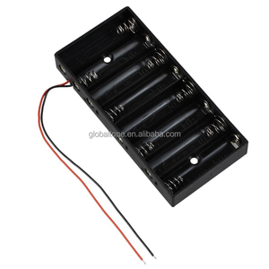 8 X Hộp Đựng Pin UM-<span class=keywords><strong>3</strong></span> <span class=keywords><strong>AA</strong></span> Hộp Đựng Pin Bằng Nhựa Màu Đen 12V - Product Image 1