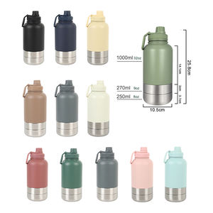 Borraccia Termica per Cani da 32 oz in Acciaio Inossidabile, Portatile da Viaggio all'Aperto, Ciotola e Mangiatoia per Animali Domestici 3 in 1 con Logo Personalizzato - Product Image 2