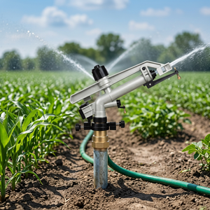 Système d'irrigation agricole réglable, canon à eau longue portée de 1,5 pouces, arroseur pour terres agricoles, vergers, serres, parcs, pelouses - Product Image 4