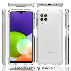 Cassa del telefono Per <span class=keywords><strong>Samsung</strong></span> <span class=keywords><strong>Galaxy</strong></span> <span class=keywords><strong>A22</strong></span> <span class=keywords><strong>4G</strong></span> 360 Full Body PC TPU Della Copertura Mobile - Product Image 6