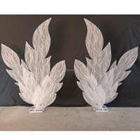 Fournitures de fête, décorations de scène de mariage, toile de fond LED, arche de feuilles, mur de toile de fond, fournitures de décoration de scène pour événements et fêtes