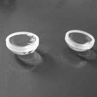 Lentille de projecteur 48mm UV monocristallin CaF2 concave-convexe lentille de ménisque en verre optique