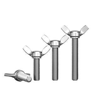 Chất lượng cao 304 thép không gỉ bu lông cánh din316 M6 <span class=keywords><strong>M8</strong></span> cánh vít tay thắt chặt A2-70 bướm bu lông - Product Image 4