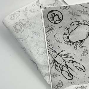 Papel de Envolver Alimentos Biodegradable, Impermeable, Reciclable, de Color Personalizado, Resistente a la Grasa, para Hamburguesas, Sándwiches y Comida Rápida - Product Image 2