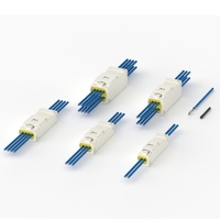 Connecteur IDC étanche KEL FWSP0A-04-23 série FWS, pas de 2,0 mm, conforme à la norme IP67 pour applications d'imprimantes/sensoriels, marron