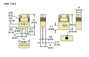 China Supplier Industrial High Temperature Female Mini K Type Male And Female Thermocouple Connector Plug