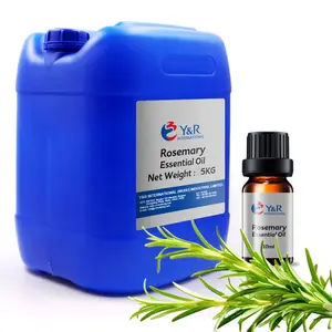 Huile essentielle de qualité thérapeutique pour aromathérapie huile essentielle de romarin pour la croissance des cheveux