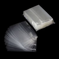 Sacs alimentaires rectangulaires thermoscellables transparents en plastique pour pâtisseries, biscuits et emballages décoratifs