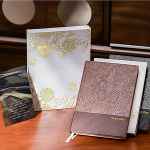 Cuaderno Premium A5 con Diseño de Serpiente, Logotipo Personalizable, Regalo Empresarial de Lujo para Reuniones de Oficina, Apuntes de Trabajo Ejecutivo, Diario - Product Image 4