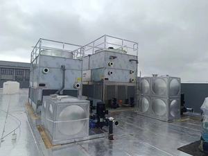 Hệ thống làm lạnh mới tháp giải nhiệt nước đóng cửa truy cập dòng chảy kim loại xây dựng động cơ quạt bơm-float van 220V-380V - Product Image 5