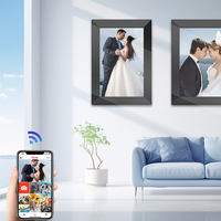 Lecture vidéo de style moderne 10.1 ''WiFi Digital Signage Mp4 Player Touch Music Cadres photo numériques avec Frameo