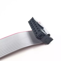 Cable Plano IDC de 4 Pines con Conector FC, Paso de 1.25mm/2.54mm, Color Gris, Personalizado de Fábrica, Ensamblaje de Cableado