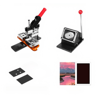 Nouveau modèle 2025 – Machine professionnelle manuelle pour aimants de réfrigérateur 53x80mm, kit de découpe de photos DIY pour usage en restaurant, couleur personnalisable