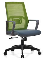 Chaise de bureau en maille respirante avec appui-tête, pivotante et réglable en hauteur, pour cadres et personnel, vente en gros directe usine, MOQ 5