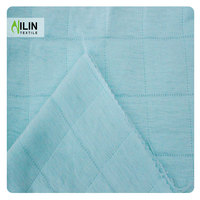 Tissu en tricot jacquard polyester respirant et écologique